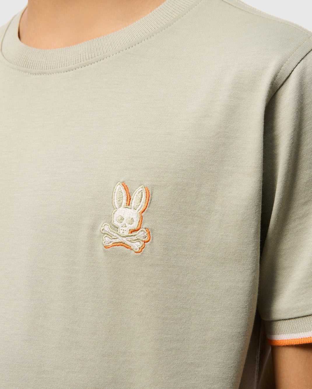 Polos Psycho Bunny Kayden Fashion Tee Seagrass Enfant | IPC-61066698